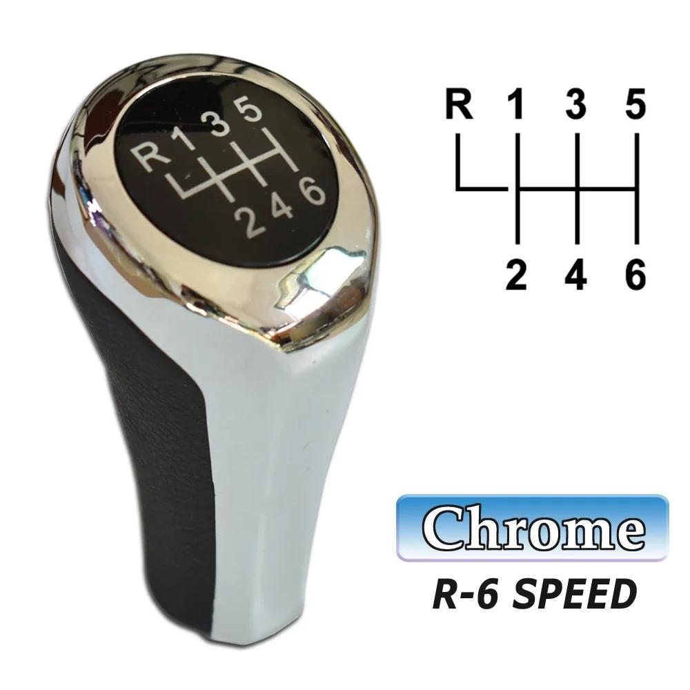 Passend für BMW 1 3 5 6 Serie E30 E32 E34 E36 E38 E39 E46 E53 E60 E63 E83 E84 E90 E91 Auto 5 6 Gang Leder Schaltknauf