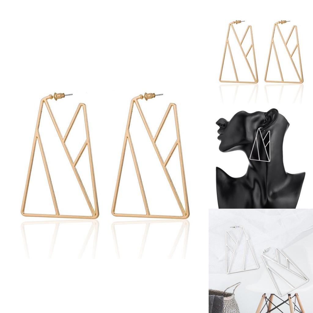 Trendy Geometric Alloy Earrings For Women Fashionable Street Style Jewelry