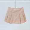 Women's Nude-Fabric Pleated Tennis Skirt with Built-In Shorts – Versatile and Anti-Exposure Design for Outdoor Activities