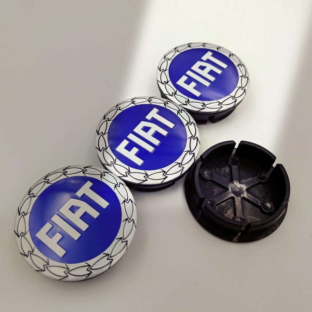 4ks 50mm 5cm logo fiat znak na auto Krytka středu kola Ráfek auta Tuningový kryt znaku Stylizační doplňky Pro 500
