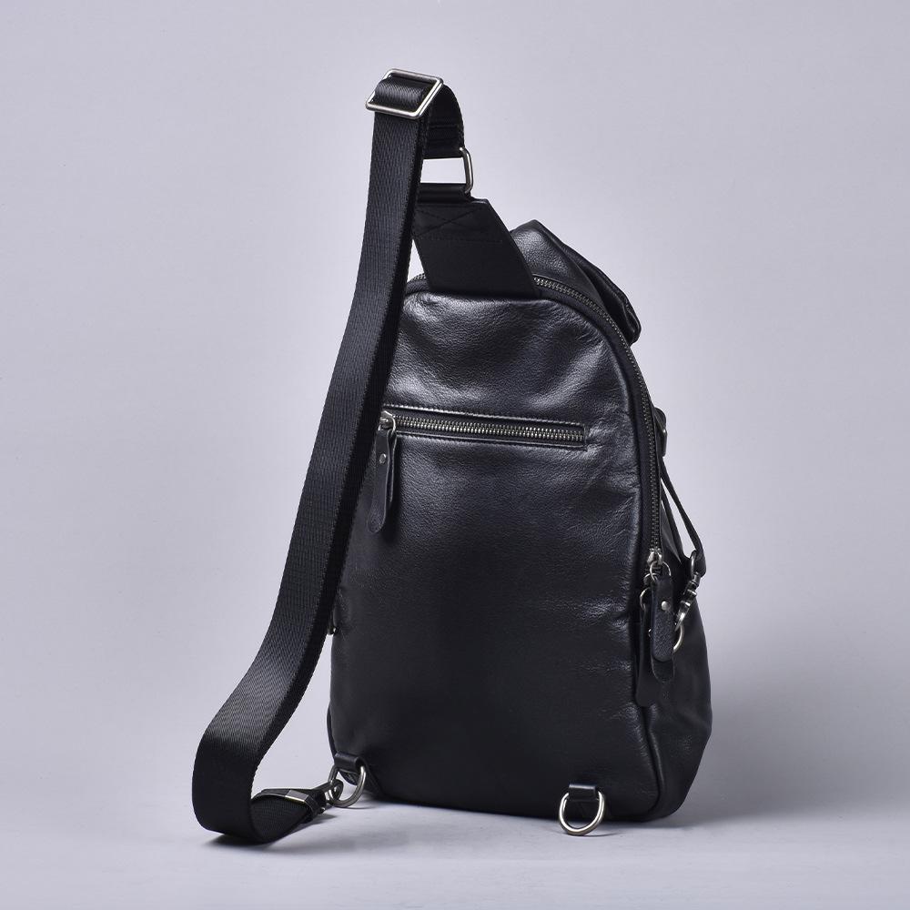 Neue Echte Leder Brusttasche Erste Schicht Rindsleder Handgefertigt Retro Brustbeutel Herren Brusttasche