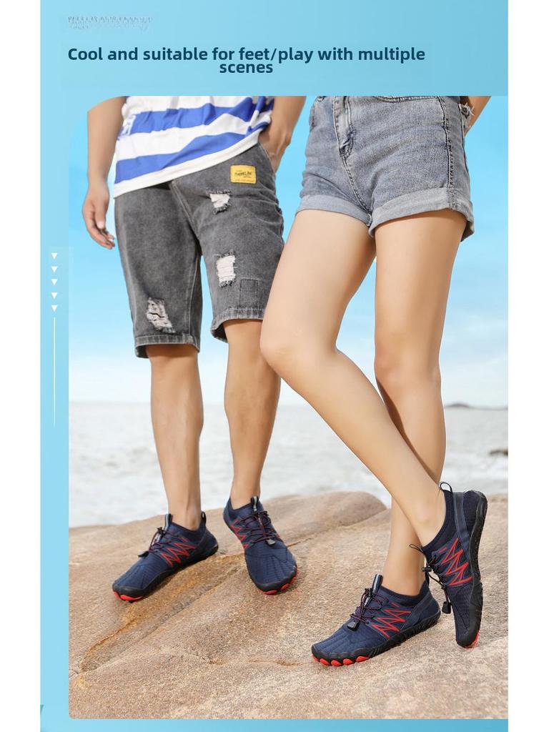 Velké outdoorové boty do vody pro muže a ženy – letní plážové a sportovní boty pro volný čas a pět prstů