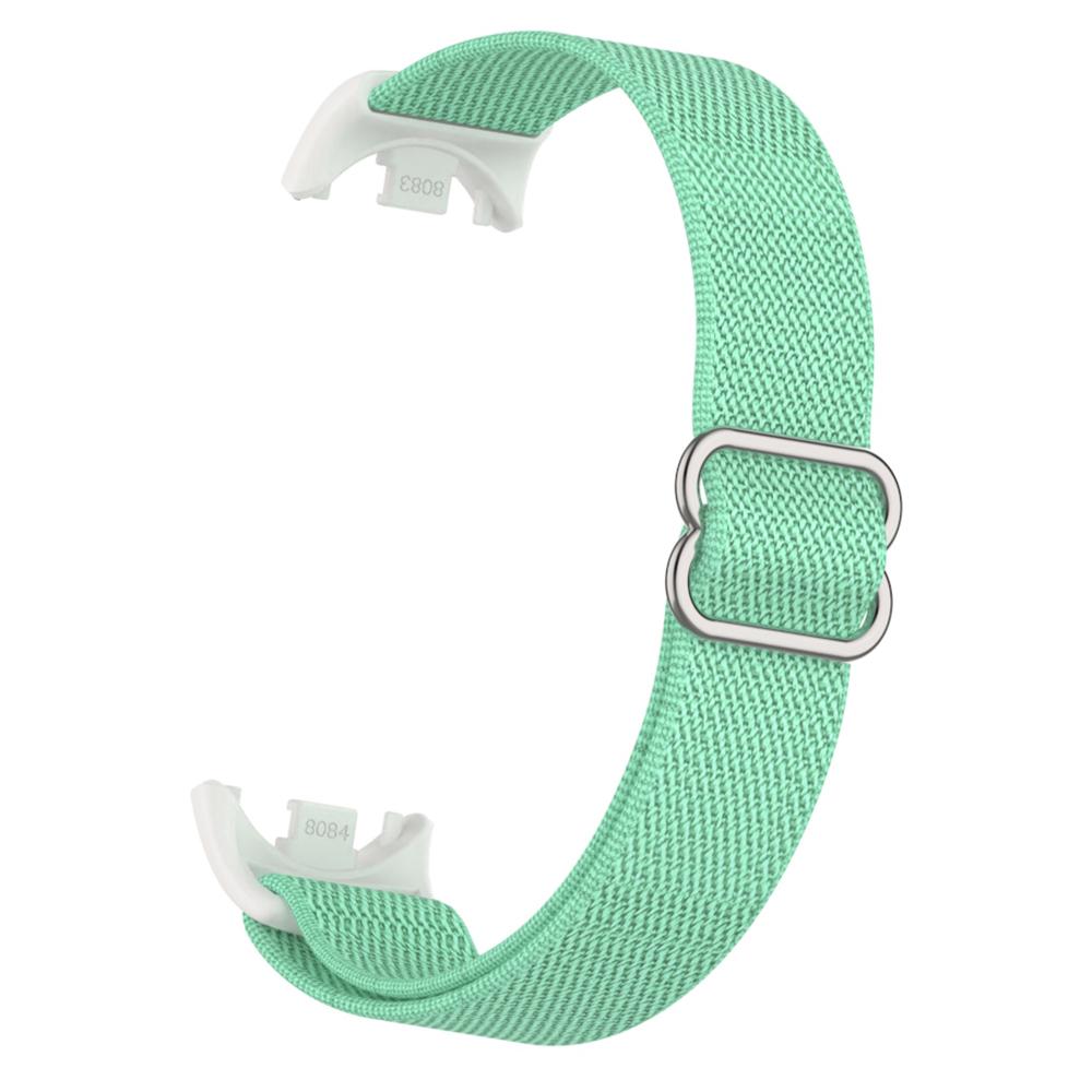 For Xiaomi Smart Band 9/Smart Band 8 Nylon Wrist Strap with Connector Elastic Watch Band