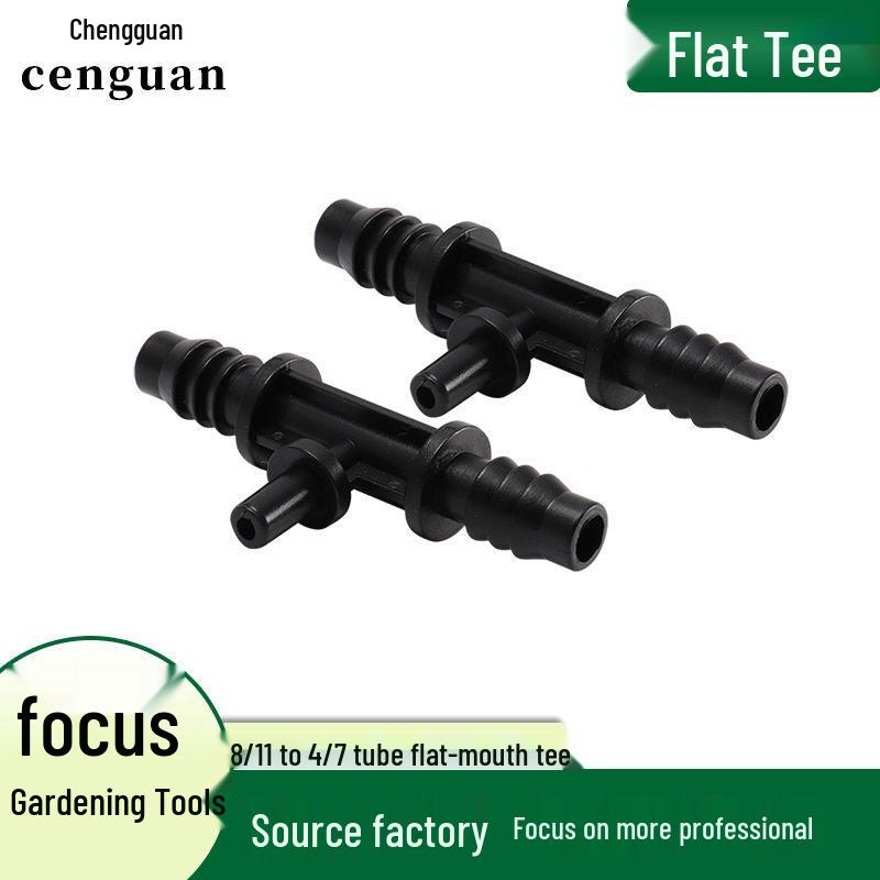 811 To 47 Tube Garden Reducing Tee Connector for Micro-Sprinkler Irrigation