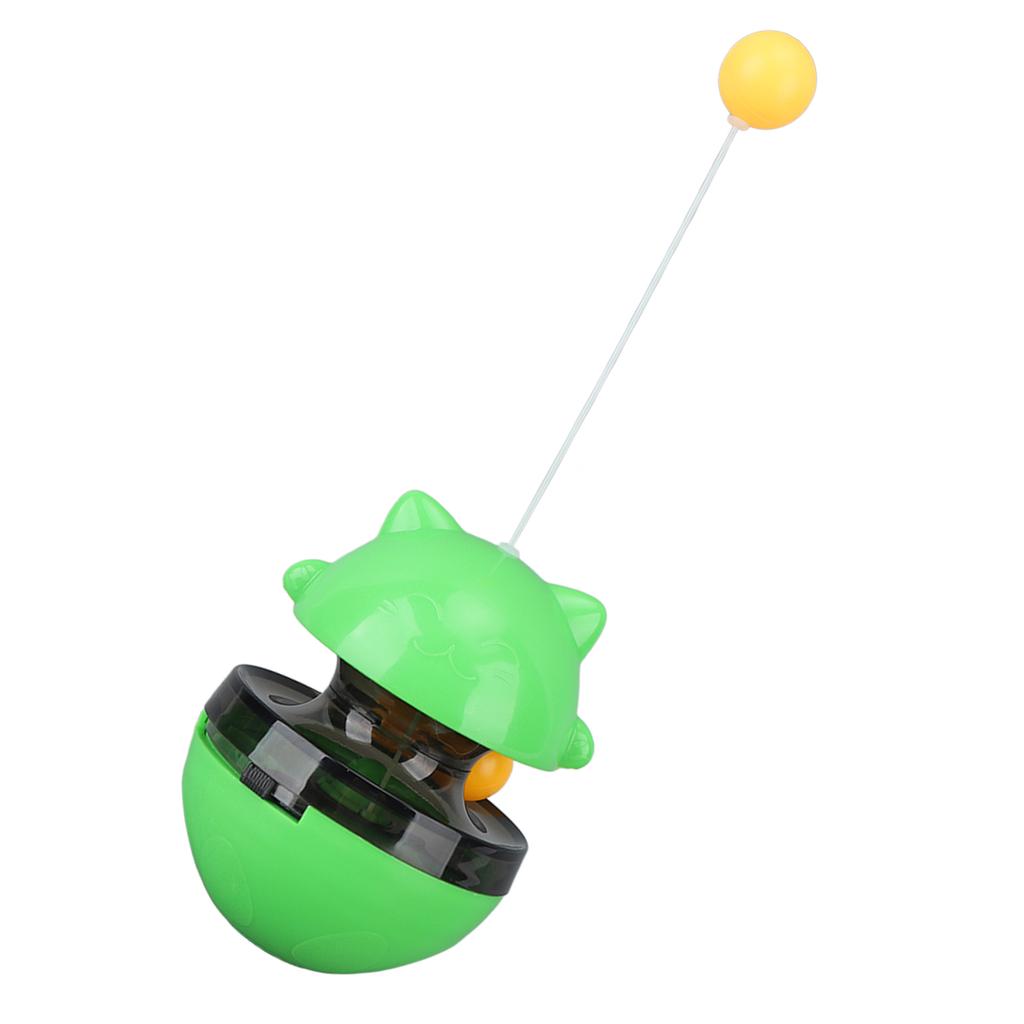 Cat Treat Dispenser Toy Cat Food Dispenser Treat Toys Interactive Ball Kitten Puzzle Feed Toy Pet