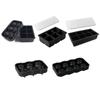 Ice Balls Maker Reusable Ice Cube Tray Easy Release Silicone Square Round Ice Cube Tray for Whiskey Cocktails Bourbons