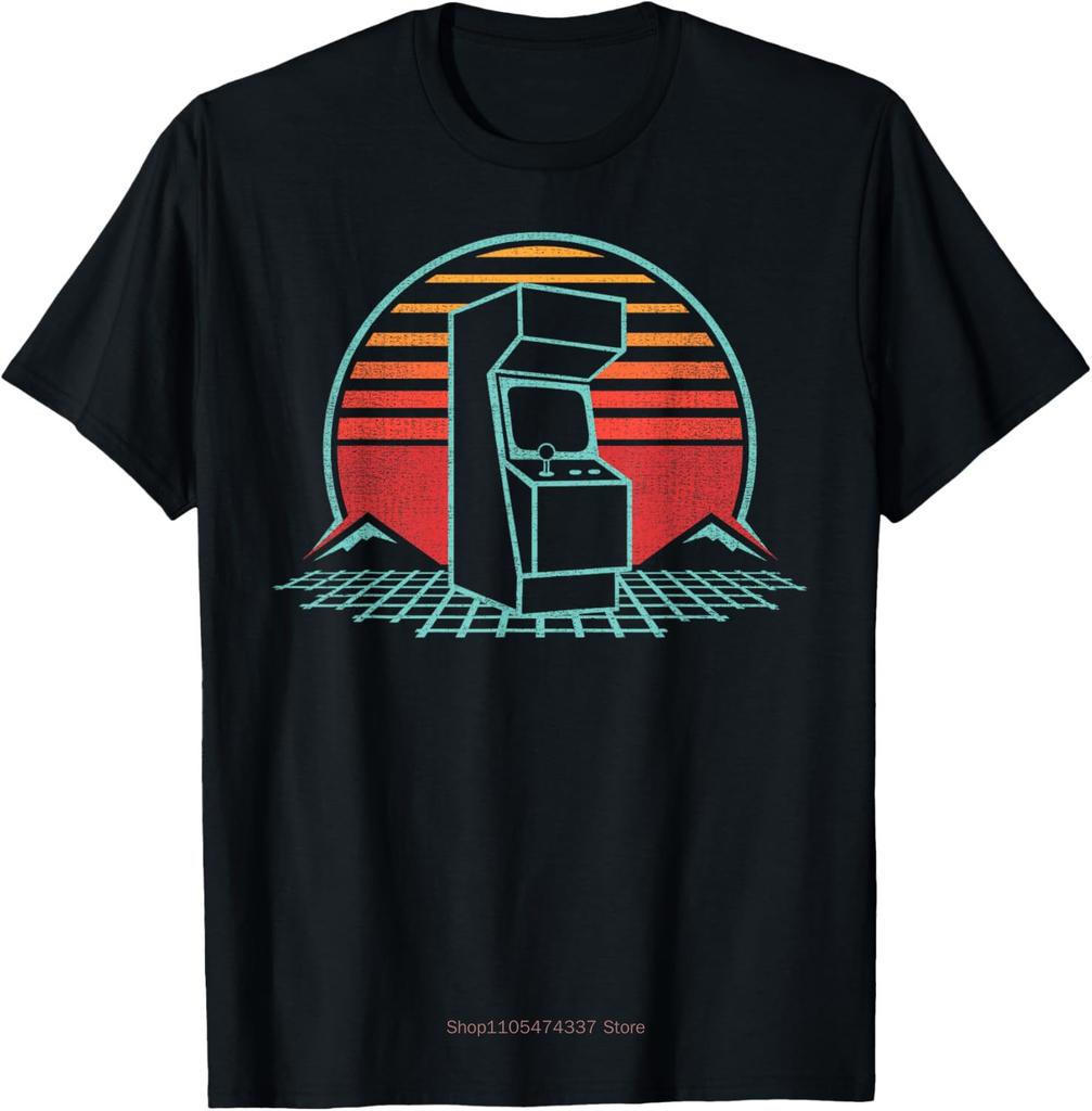 80s 90s Video Game Retro Vintage Classic Arcade Tshirt Streetwear Unisex Clothing Vintage T Shirt Hombre Aesthetic