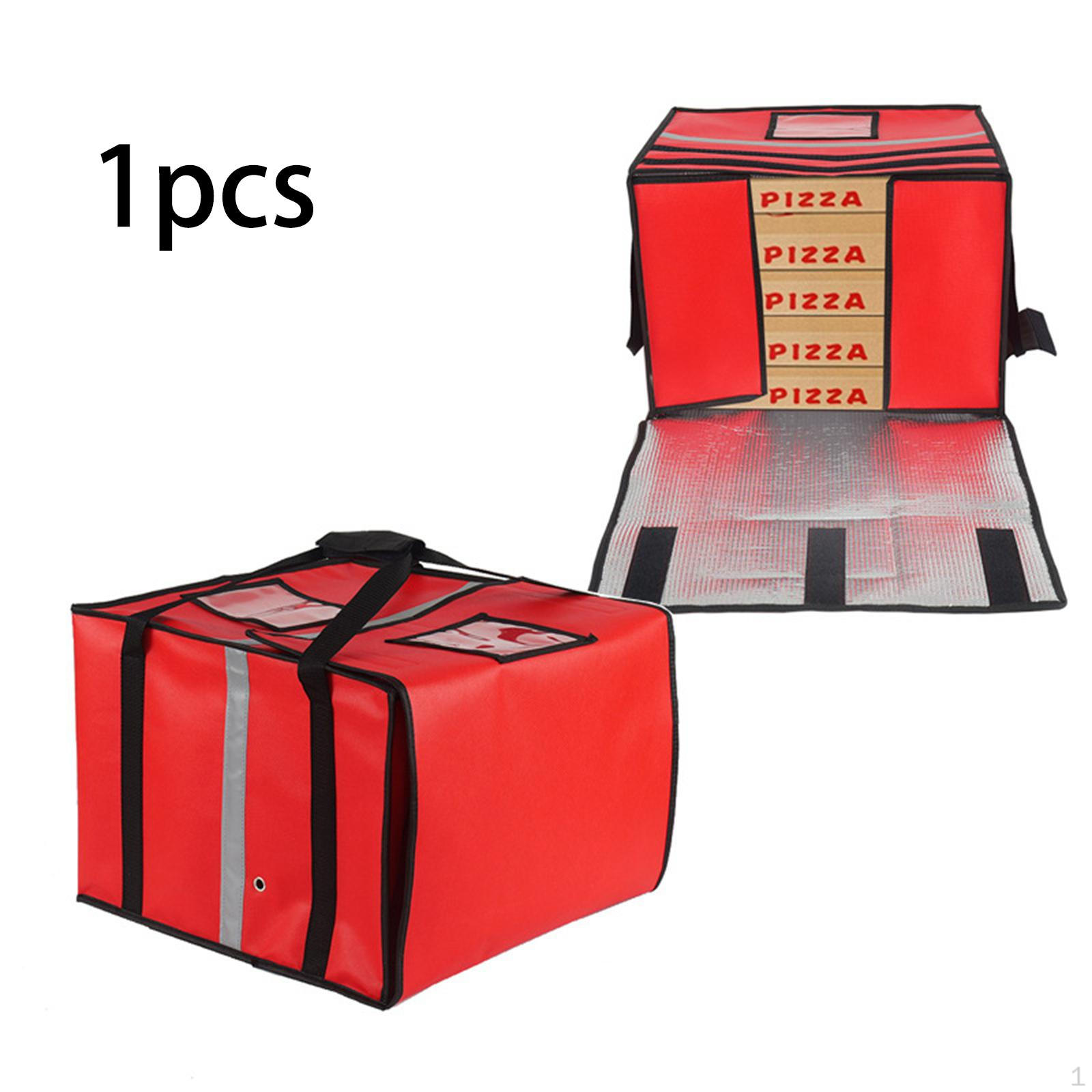 

Food Delivery Bag Grocery Tote Reusable for Personal and Professional Use Warmer Carrier