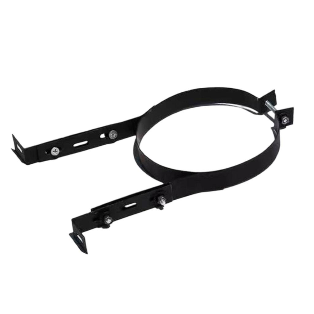 Adjustable Stainless Steel Fireplace Support, Chimney Flue Clamp, Wall Mounting Strap, Hanging