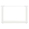 Vidaxl Nogi Do Stolika Kawowego, 2 Szt., Białe, 50X(30-31) Cm, Stal