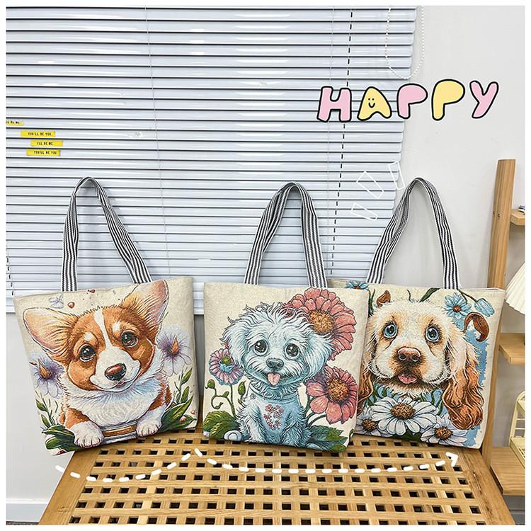 Canvas Tote Bag For Women Large Capacity Ecofriendly Casual Daily Use