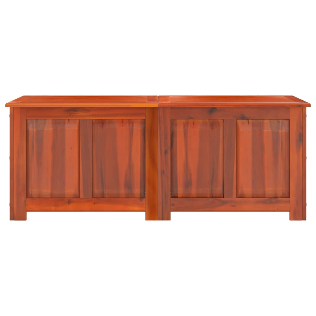 Storage Chest with Lid Brown Solid Acacia Wood