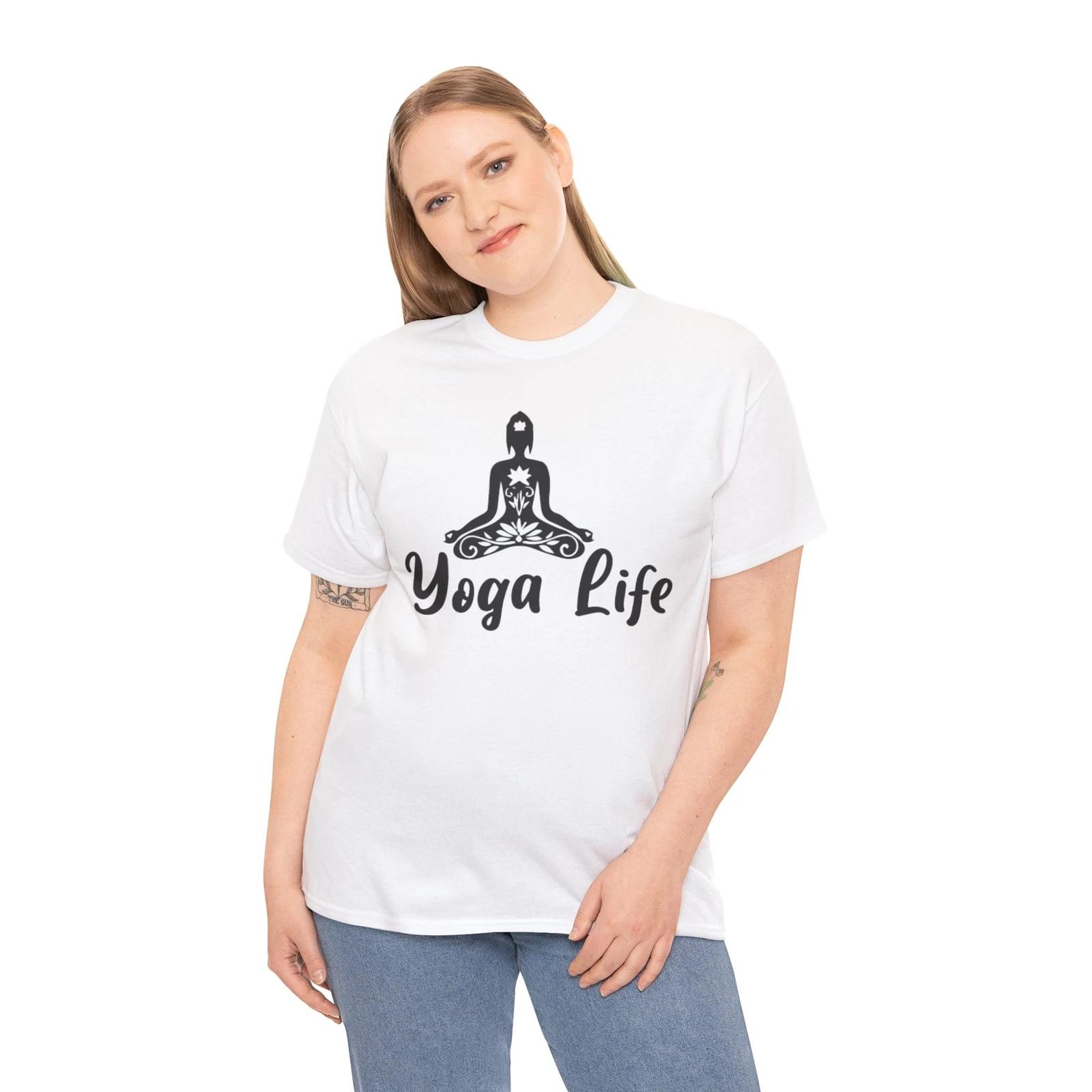 

Yoga Life Classic Joke T-Shirt - Timeless & Funny Tee for Every Occasion L
