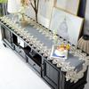 New Lace Table Flag Mesh Hollowed Out Dining Table Flag Coffee Table TV Cabinet Tablecloth European Style Decorative Towel TV Cabinet Cover Cloth
