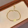 New Chinese-style Color Blessing Bracelet Women's Light Luxury Niche Design High-end Sense Versatile New Lucky Hand Jewelry