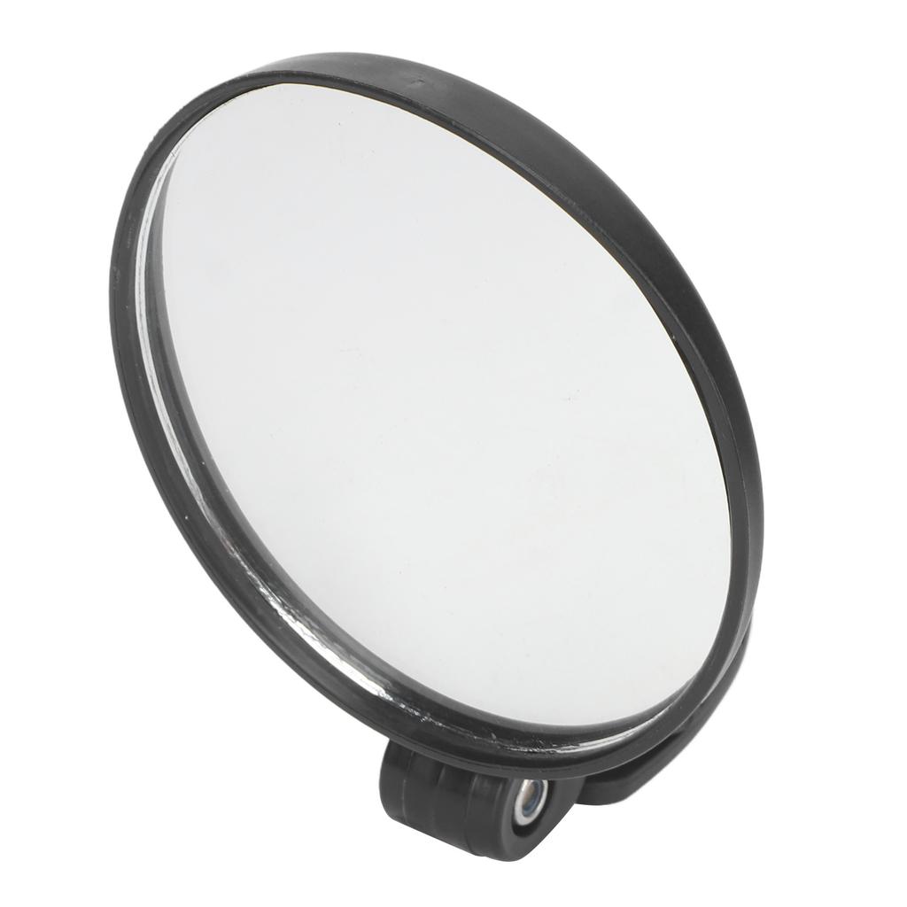2pcs Bike Rear View Mirror 8cm Adjustable Wide Angle Round Scooter Rearview Mirror Universal for Wheelchair Bicycle