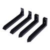 2 Pcs Fence Post Repair Kit Heavy Duty Steel Fence Post Anchor Ground Stake for 4x4 6x6 Inch Wood Metal Posts