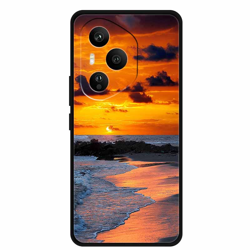 For Honor 400 Pro 5G Case Original Soft Silicone TPU Phone Cases Cover Honor400 Pro DNP-NX9 6.7" Fashion Protector Planet Capa