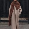 RRACE Wrap Knit Scarf_Brown