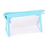 Clear Pencil Pouch Transparent Pencil Case with Zipper Stationery Toiletries Organizer Travel Cosmetic Makeup Storage Bag for School Office Supplies