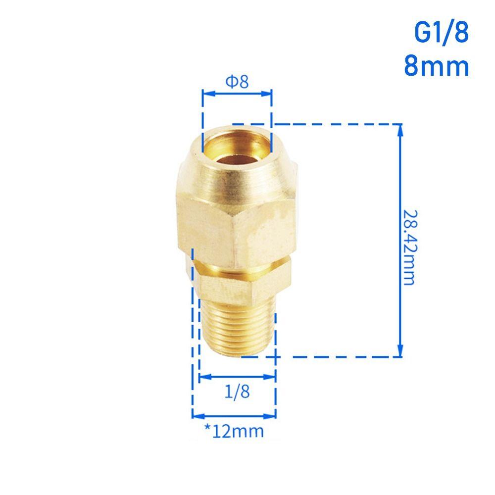 1/8" 1/4" 3/8" 1/2" Hose Barb F/M Coupler Connector Adapter Durable Pipe Joint PU PE Tube