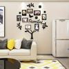 1Set New 3D Creative Home Decoration Photo Frame Tree Wall Sticker Living Room Bedroom Acrylic Stickers Home Decoration Supplies