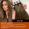 Cuticle Aligned Virgin Human Remy Hair Extension Tape in Double Drawn Blonde Human Tape Hair Extension Hair Vendors