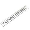 3d Chrome Metal Rear Trunk Car Badge Logo Turbo Diesel Emblem Sticker Body Decal Adhesive Stickers Accessories