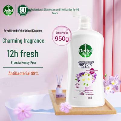 Dettol Nawilżający Antybakteryjny Żel pod Prysznic o Zapachu Frezji i Gruszki