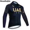 Nueva Ropa Blanca de Ciclismo Jersey de Ciclismo EAU Mangas Largas Verano Maillot de Bicicleta Ropa Ciclismo Transpirable Camiseta de Bicicleta 3 Bolsillos