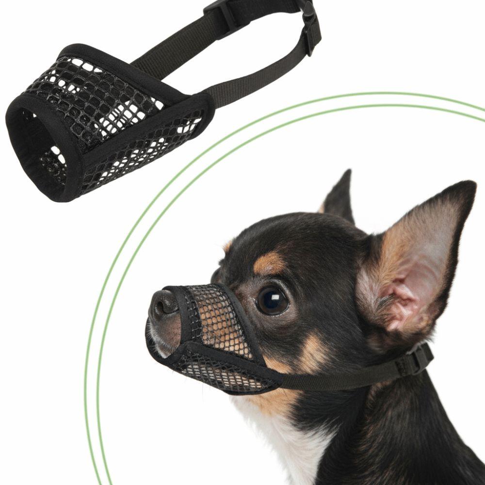 Verstellbare Hundemaske Weiches Netz Welpenmaulkorb Langlebiger Mini-Hundemaulschutz Mittlere Hunde