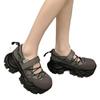Chaussures Vente Chaude Femme Bande Élastique Chaussures Vulcanisées pour Femmes Automne Maille Respirante Couleurs Mélangées Plateforme Chaussures de Sport Décontractées