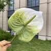 10pcs Large Anthurium Artificial Flower 20cm JHead Burgundy Fake Flower Stems for Wedding Home Floral Arrangement Decoration