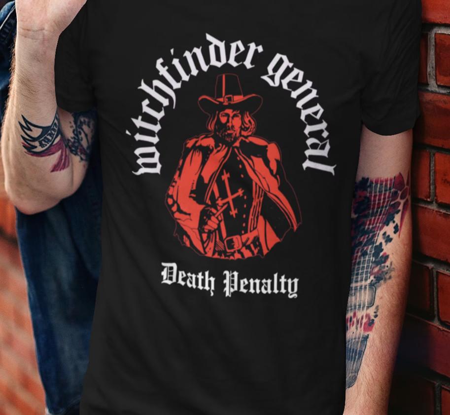VTG Witchfinder General band T-shirt Black Cotton All Sizes MI418 L