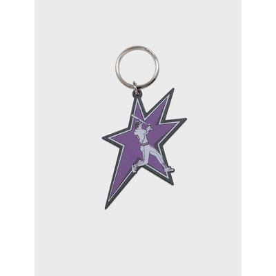 CAMELWORK Baseball Star Keychain (Purple)