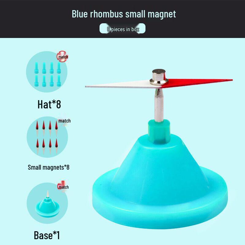 

Rhombus Magnetic Needle Stand Set for Physics Experiments - 8 & 16 pcs