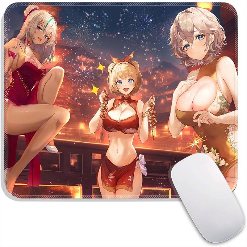 Anime B_Brown Dust II Mouse Pad Small Gaming Mousepad Gamer Non-Slip Edge Standard MousePads PC Compact Stitched Office Mousemat