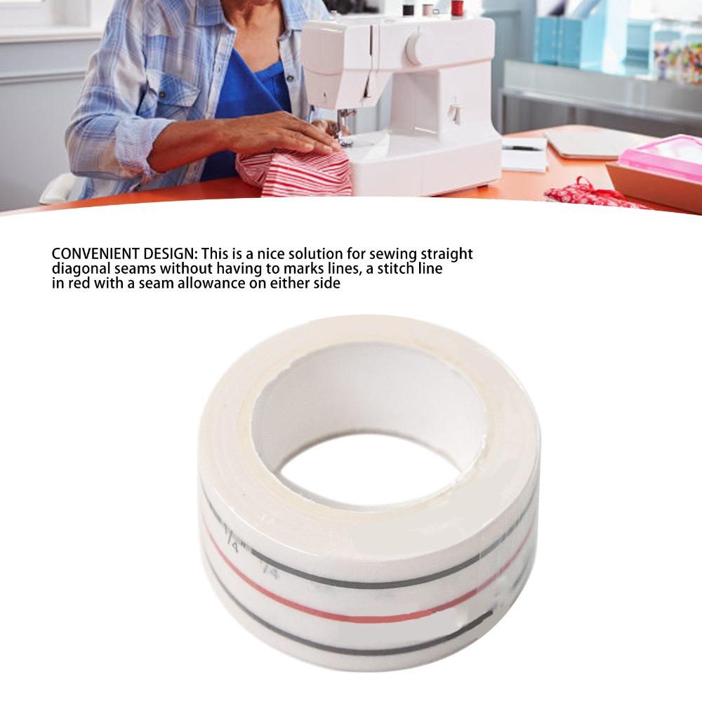 2Pcs Paper Diagonal Seam Tape Self-Adhesive Quilting Stitching Tape For Sewing Machine