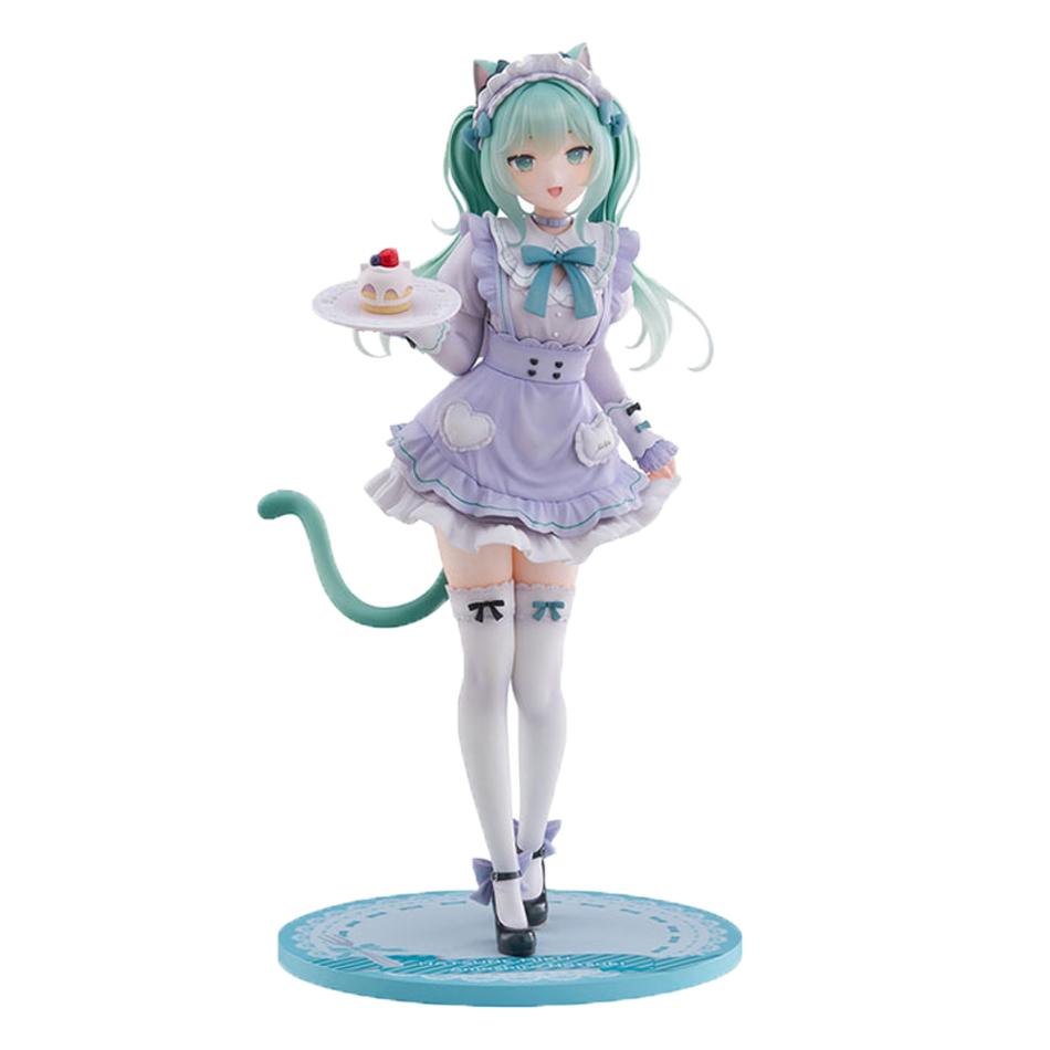 

New Hatsune Miku Desktop Cute Action Figure Cat Ears Maid Ver. Cosplay Anime Figurine Kawaii Girl Model