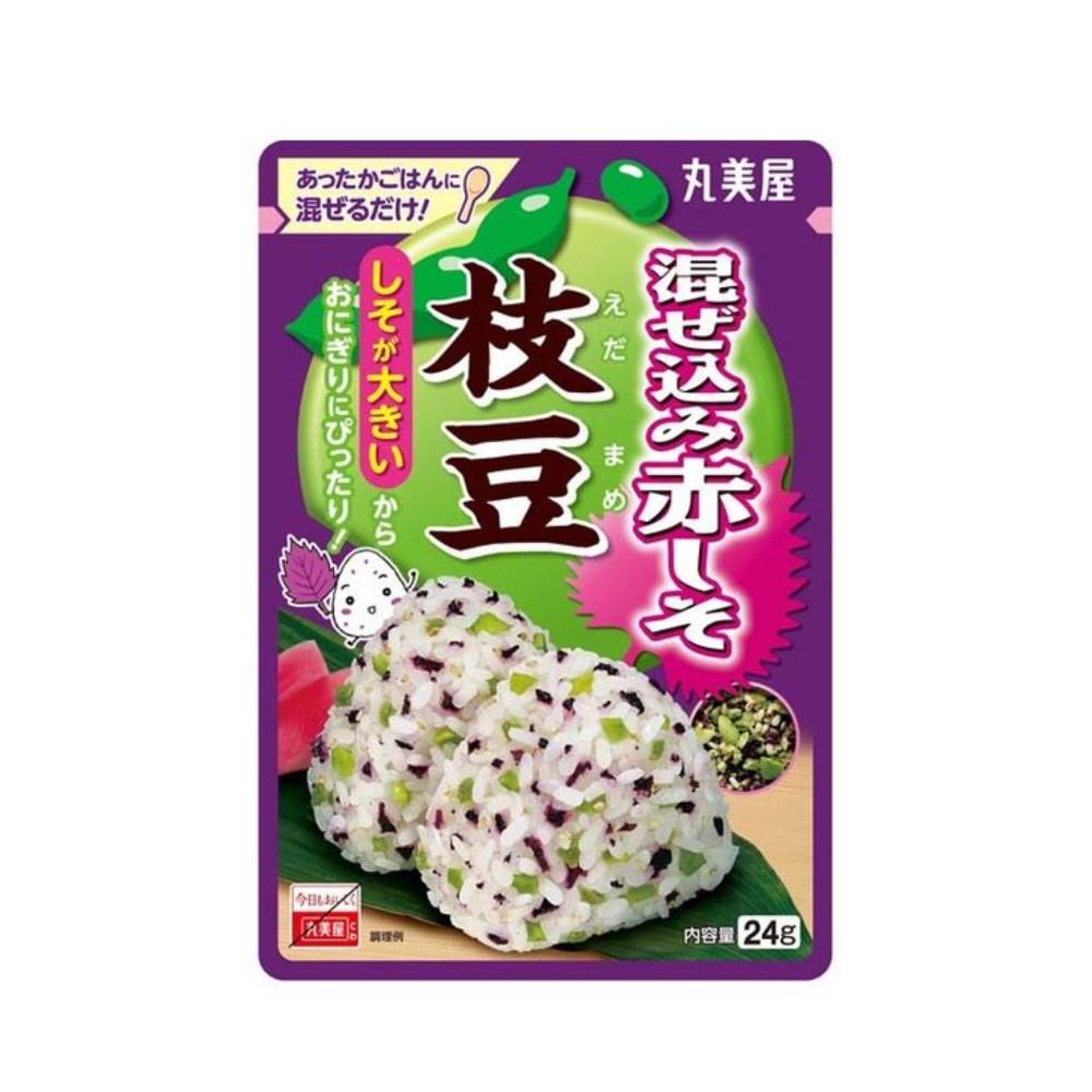 

Japan MARUMIYA Mixed Red Perrilla Leaf Shiso Edamame 24g 24g