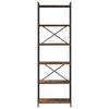 Bookshelf Smoked Oak 60 X 30 X 189.5 Cm Engineered Wood