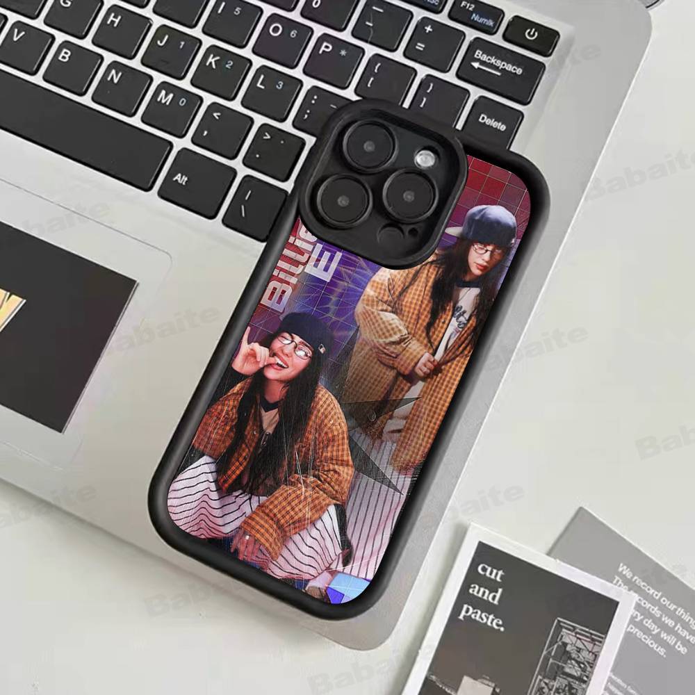 Pop Singer B-Billie Phone Case For IPhone 17 16 15 14 13 12 11 Pro Max 16E Plus INS Soft Cover