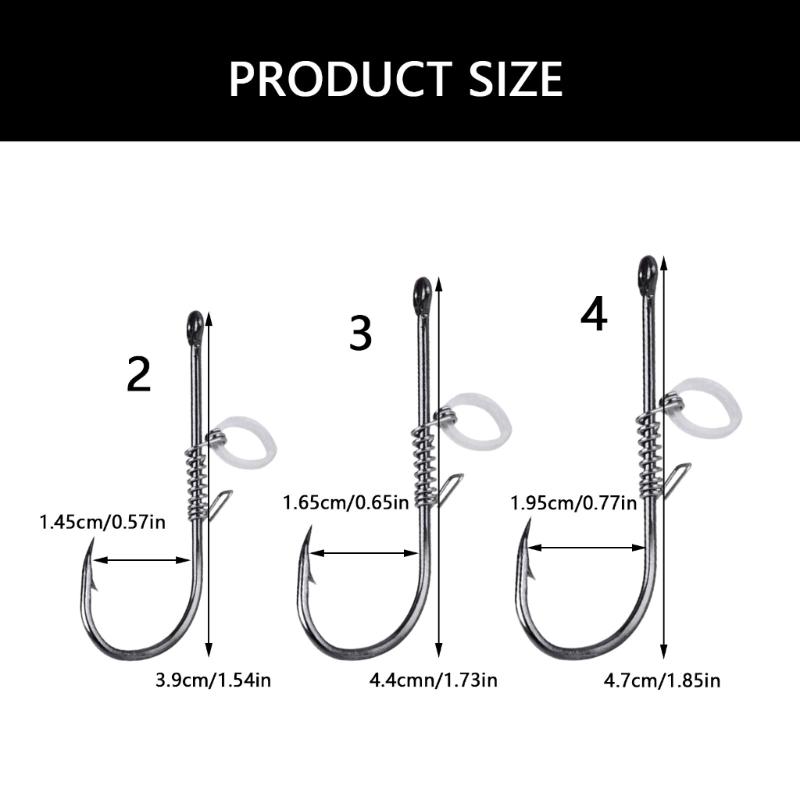 10Pcs/set Fishing Tackle Live Shrimp Fixing Hook with Hole Designs Fishing Live Fish Hook Fishing Hook Barbed Fishhook