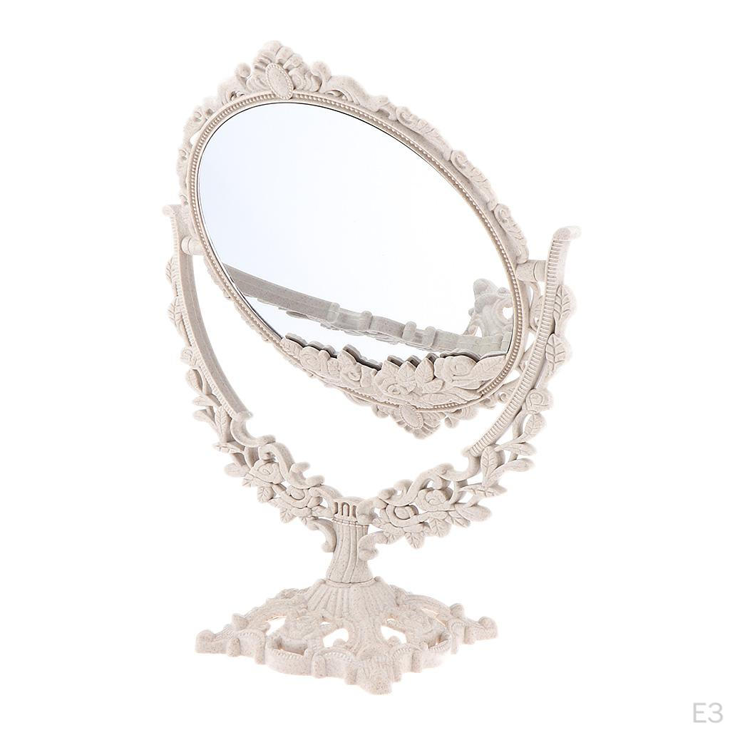 Tabletop Swivel Vanity Mirror Standing Cosmetic