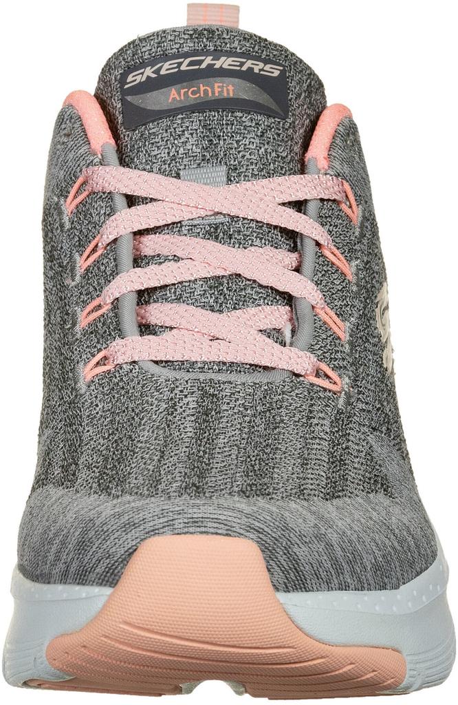 Кроссовки Skechers Arch Fit - Comfy Wave серый/розовый