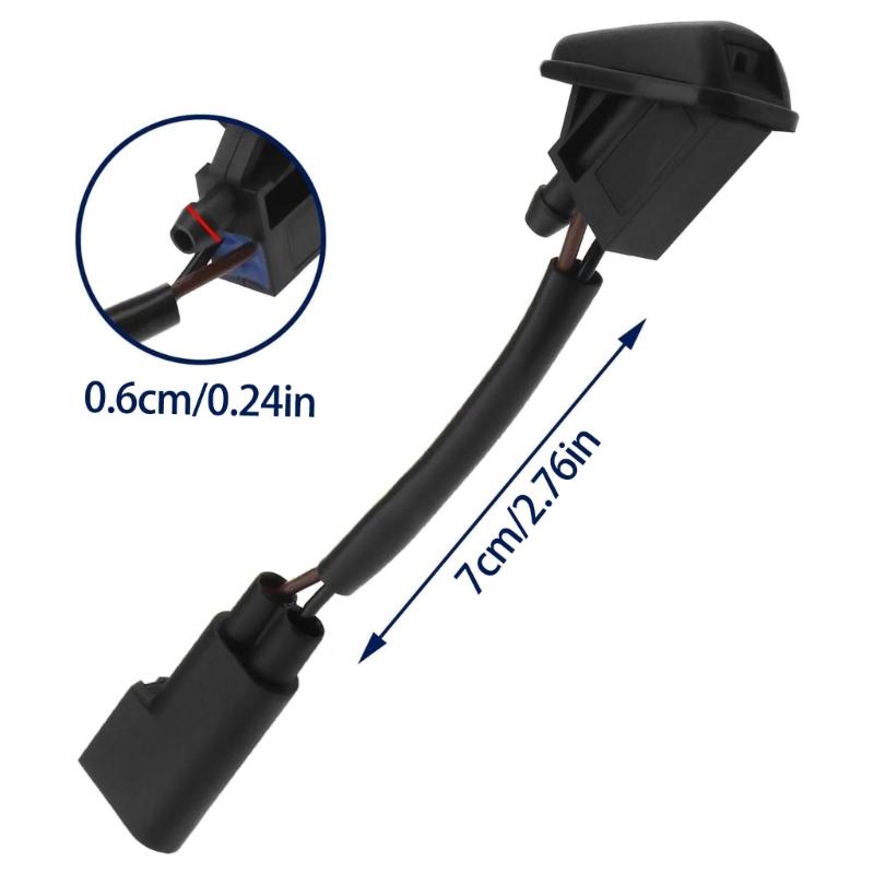 Front Windshield Sprayer Nozzle for 1708797 BM5117666BB BM5117666BA BM5117666DA Easy Installation and Efficient Cleaning