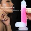 Ženské dildo Silikonové produkty Simulace Dospělý Malý Průhledný Svítící Měkké Sexuální Hračky