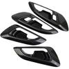Korlot Carbon Fiber Style Interior Door Handle Cover Trim Accessories for Chevrolet Trax 2024-2026