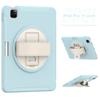 iPad Air5 (2022) Protective Case with 360° Rotating Stand for Hands-Free Use