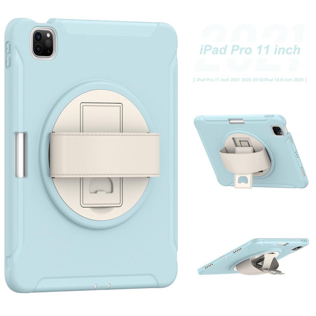 iPad Air5 (2022) Protective Case with 360° Rotating Stand for Hands-Free Use